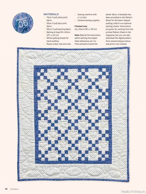 Коллекция проектов для рукодельниц в журнале &laquo;Australian Homespun №230 2026&raquo;