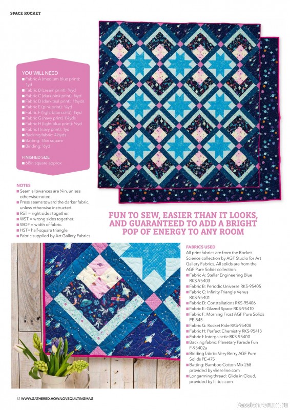 Коллекция проектов для рукодельниц в журнале &laquo;Love Patchwork & Quilting №163 2026&raquo;