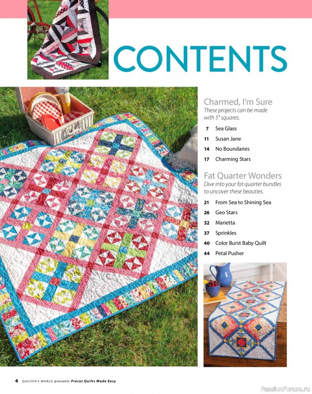 Коллекция проектов для рукодельниц в журнале &laquo;Quilter's World Specials - Late Spring 2026&raquo;