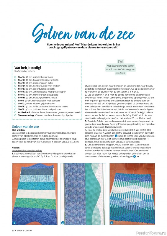Коллекция проектов для рукодельниц в журнале «Stitch & Quilt №97 2026»