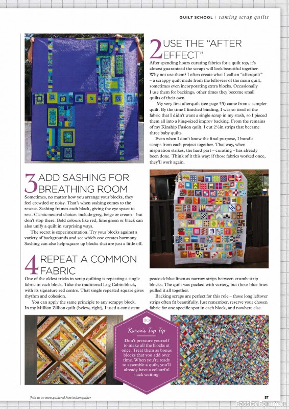 Коллекция проектов для рукодельниц в журнале «Todays Quilter №134 2025»