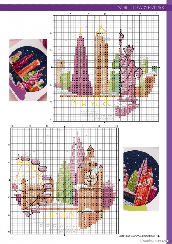 Коллекция вышивки в журнале «Ultimate CrossStitch Collection - Contemporary 2026»