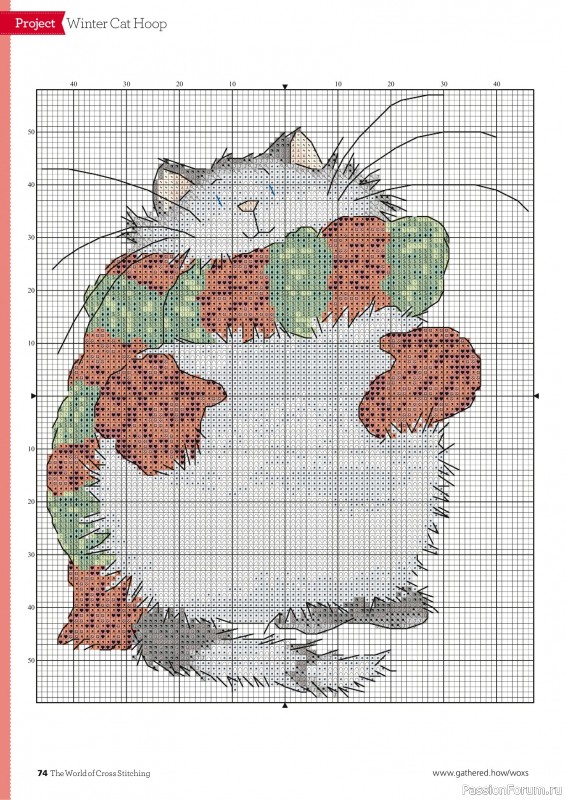 Коллекция вышивки в журнале «The World of Cross Stitching Special №366 2025»