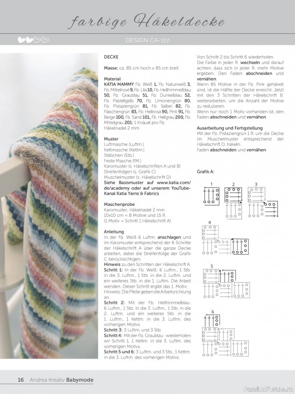 Вязаные модели для детей в журнале &laquo;Andrea Kreativ Babymode №7 2026&raquo;