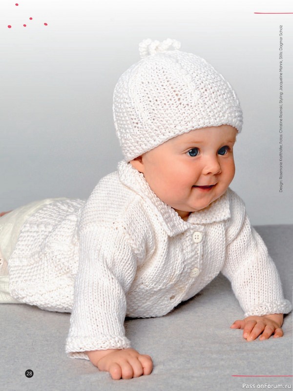 Вязаные модели для детей в журнале «Baby Maschenmode Sonderheft BM 011 2025»