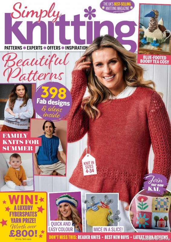 Вязаные проекты крючком в журнале «Simply Knitting №264 2025»