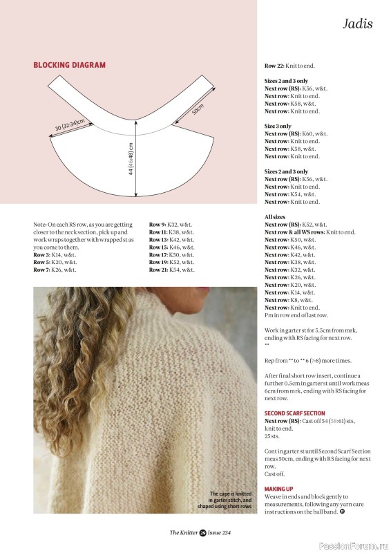 Вязаные проекты спицами в журнале &laquo;The Knitter №234 2026&raquo;