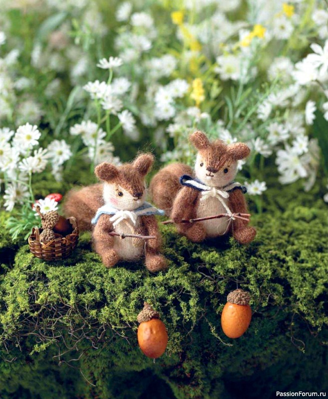 Вязаные проекты в книге &laquo;Шарнирные игрушки на спицах&raquo;. Продолжение