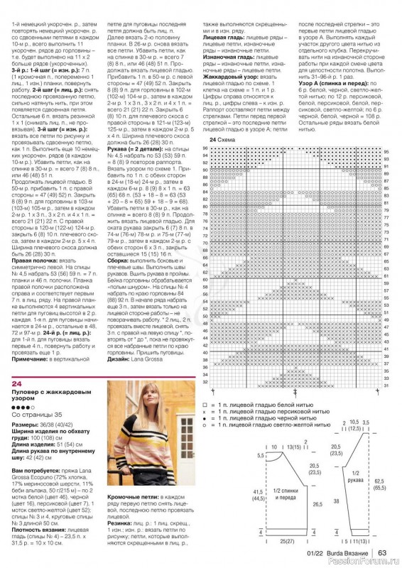 Вязаные проекты в журнале «B-Вязание №1 2022»