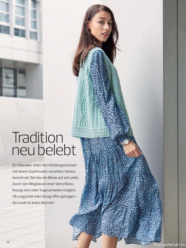 Вязаные проекты в журнале «Meine Strickmode Sonderheft MH075 2026»