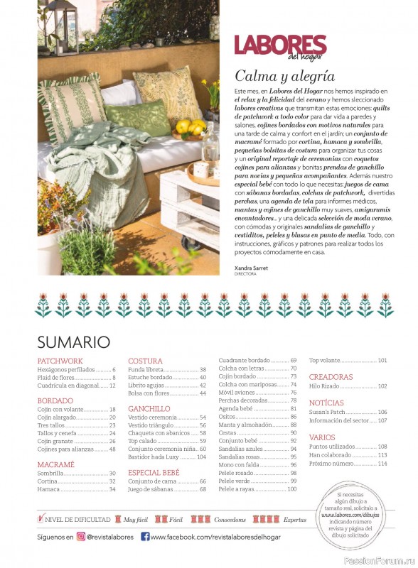 Коллекция проектов для рукодельниц в журнале «Labores del hogar №786 2025»