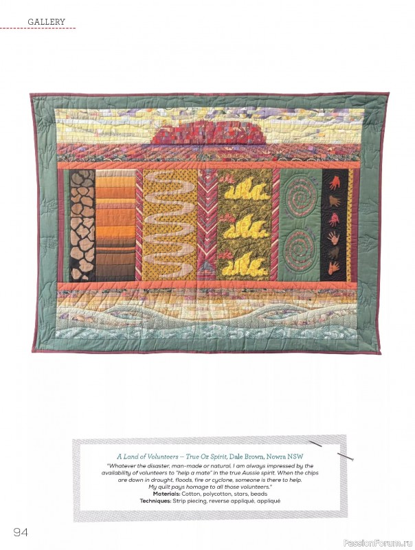 Коллекция проектов для рукодельниц в журнале «Quilters Companion №134 2025»