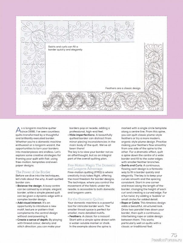 Коллекция проектов для рукодельниц в журнале «Quilters Companion №136 2025»