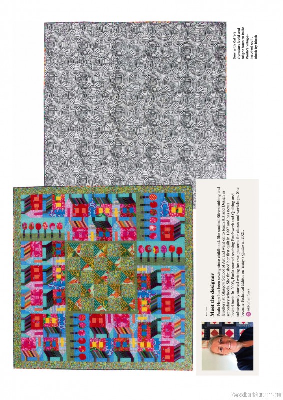 Коллекция проектов для рукодельниц в журнале «Todays Quilter №132 2025»