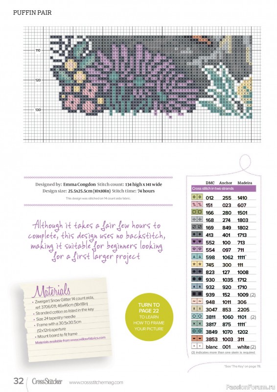 Коллекция вышивки в журнале «CrossStitcher №431 2026»