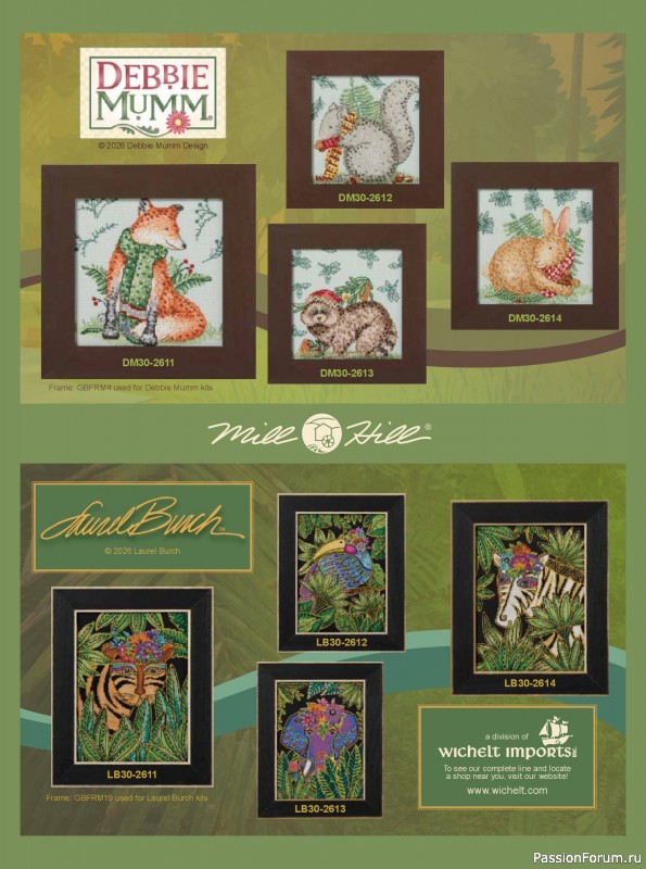 Коллекция вышивки в журнале &laquo;Just CrossStitch - Summer 2026&raquo;