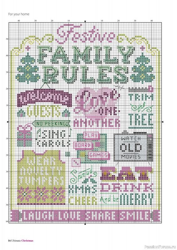 Коллекция вышивки в журнале «Ultimate CrossStitch - Christmas 2025»