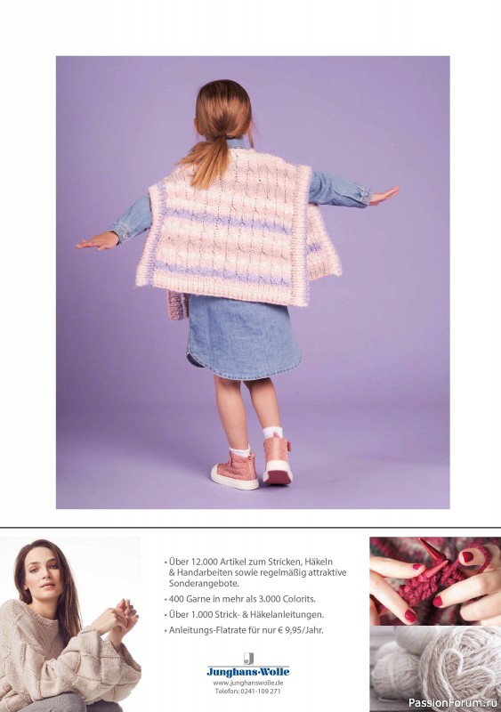 Вязаные модели в журнале «Burda Stricken №1 2023»
