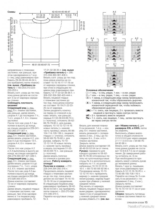 Вязаные модели в журнале &laquo;Creazion №2 2026&raquo;