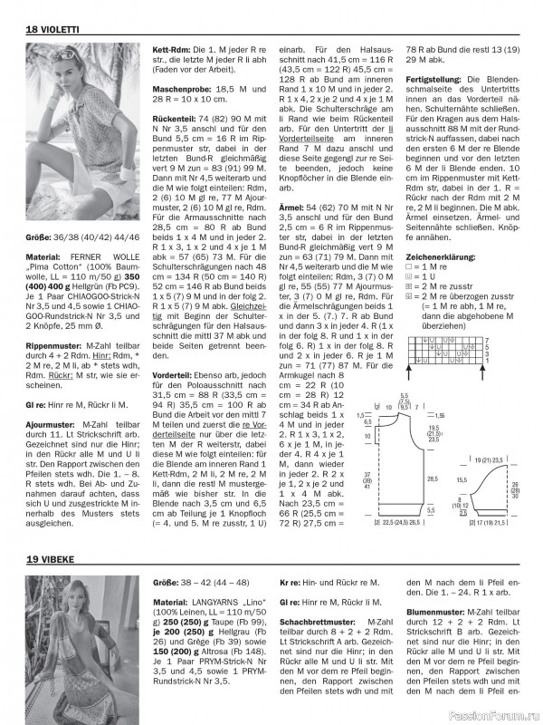 Вязаные модели в журнале &laquo;Maschentrends №2 2026&raquo;
