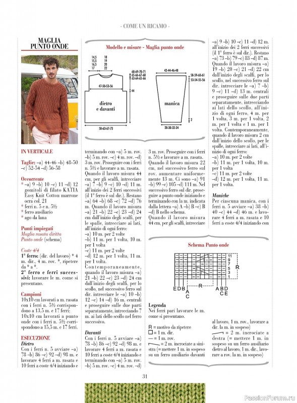 Вязаные модели в журнале «Piu Maglia №35 2023»