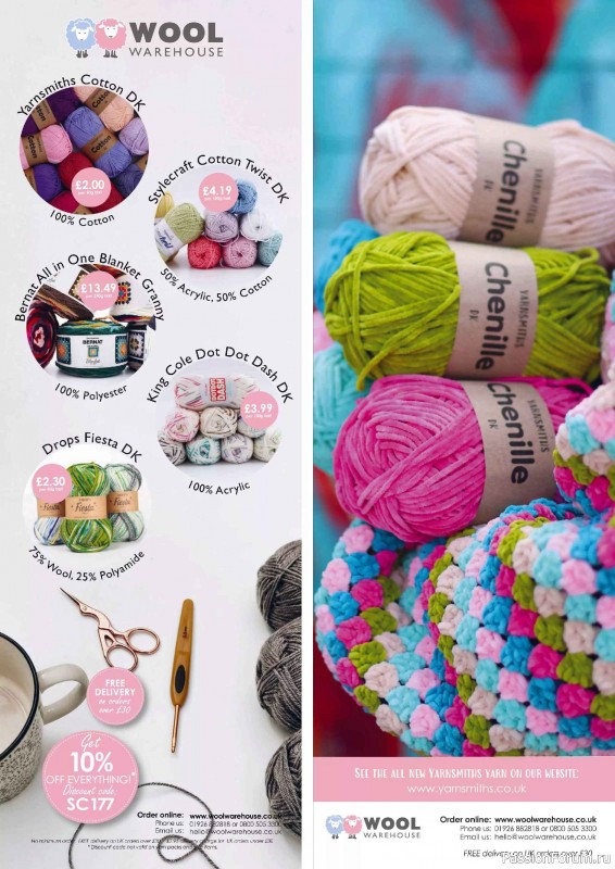 Вязаные проекты крючком в журнале «Simply Crochet №177 2026»