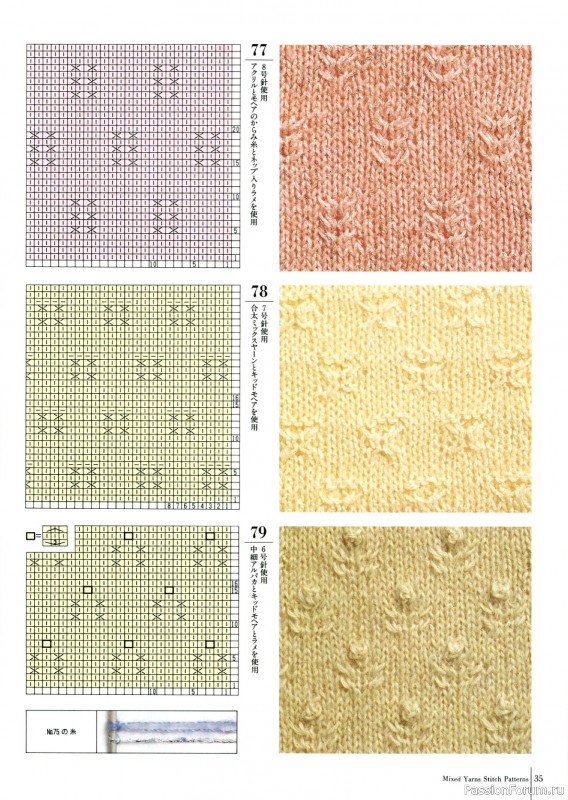 Вязаные проекты в книге «Fun of Color Patterns 200».