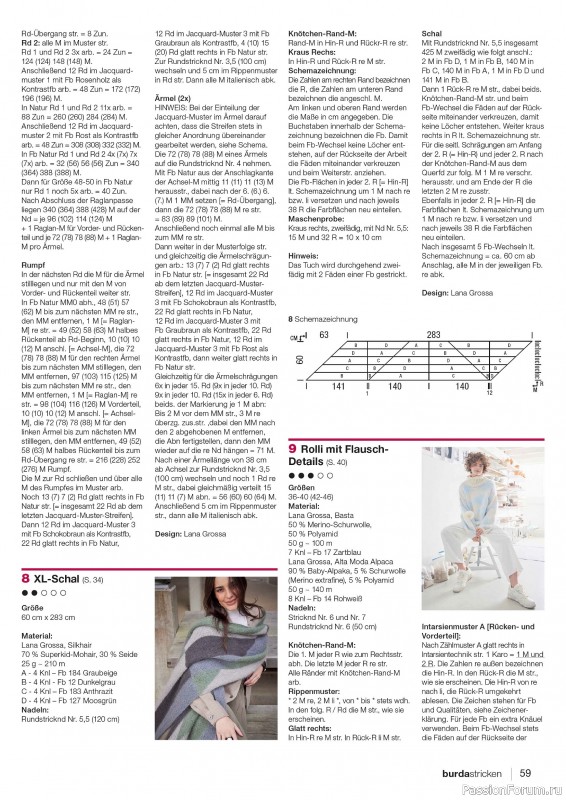 Вязаные проекты в журнале «Burda Stricken №1 2026»