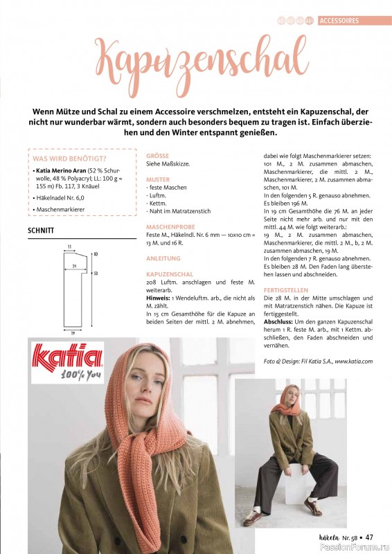 Вязаные проекты в журнале «Hakeln das MaschenMagazin №58 2026»