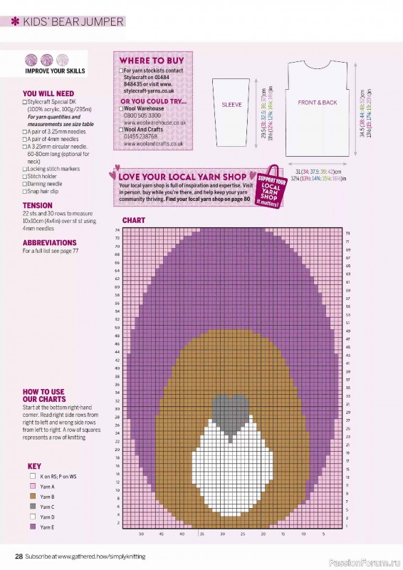 Вязаные проекты в журнале &laquo;Simply Knitting №272 2025&raquo;