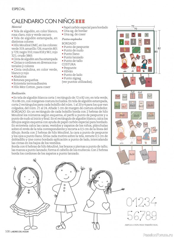 Коллекция проектов для рукодельниц в журнале «Labores del hogar №767 2023». Продолжение