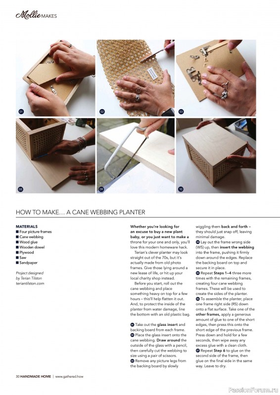 Коллекция проектов для рукодельниц в журнале «Mollie Makes Handmade Home 2024»
