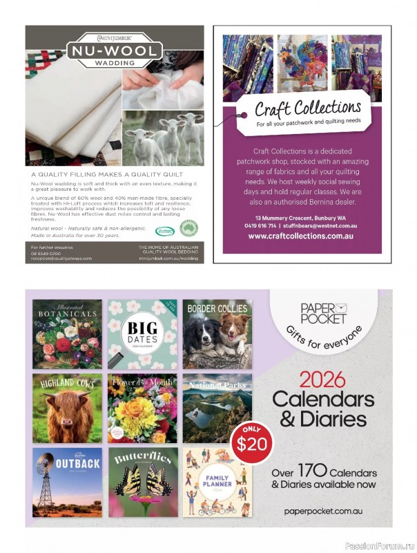 Коллекция проектов для рукодельниц в журнале «Quilters Companion №136 2025»