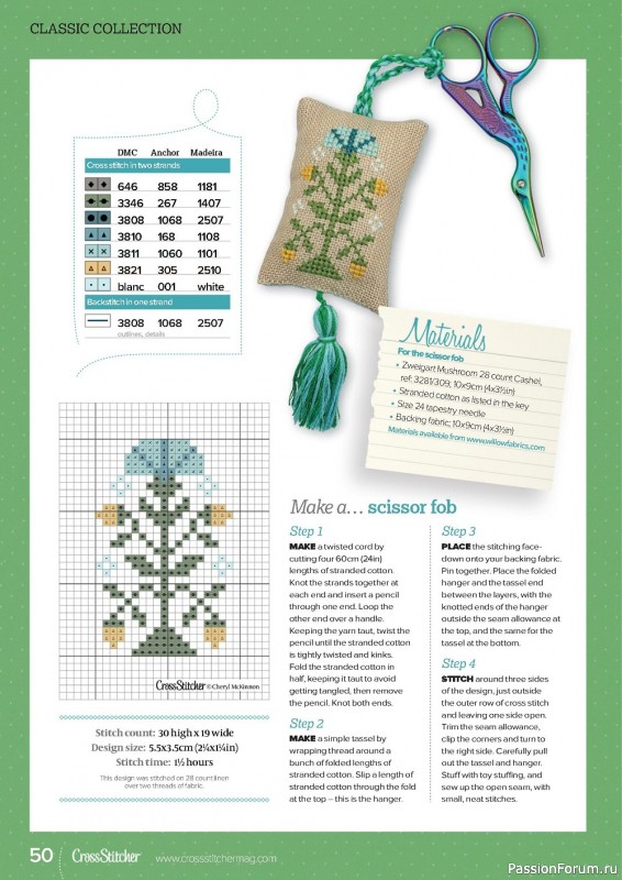 Коллекция вышивки в журнале «CrossStitcher №393 2023»