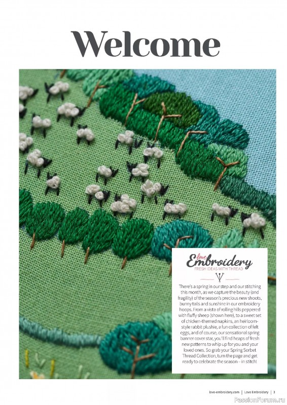 Коллекция вышивки в журнале «Love Embroidery №63 2025»