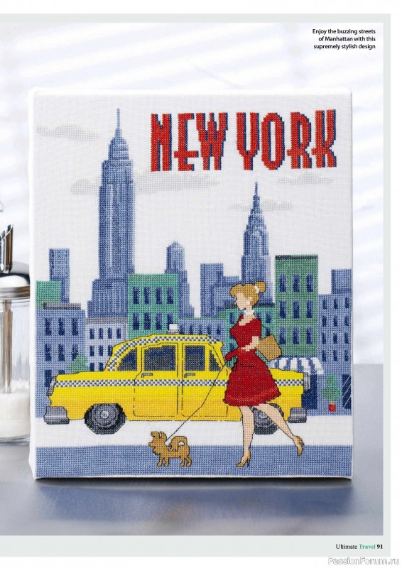 Коллекция вышивки в журнале &laquo;Ultimate Cross Stitch Travel 2026&raquo;