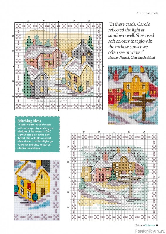 Коллекция вышивки в журнале «Ultimate CrossStitch – Christmas 2026»