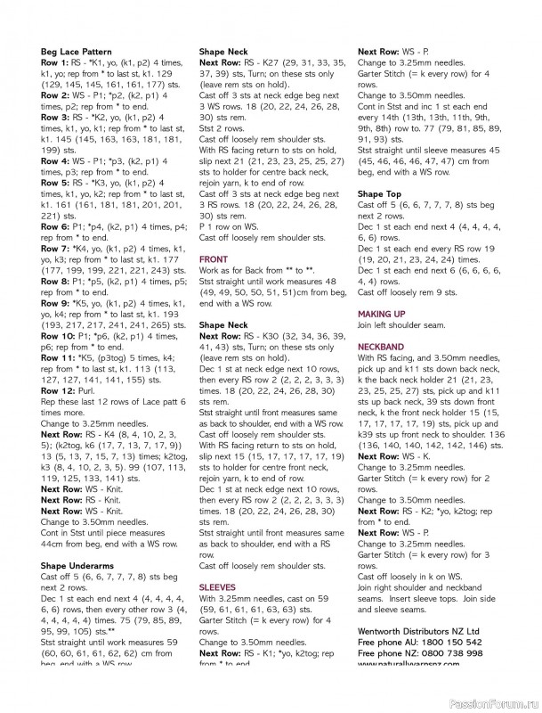 Вязаные модели спицами в журнале «Australian Knitting – Vol.17 №3 2025»