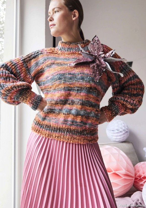 Вязаные модели в журнале «Burda Stricken №6 2023»