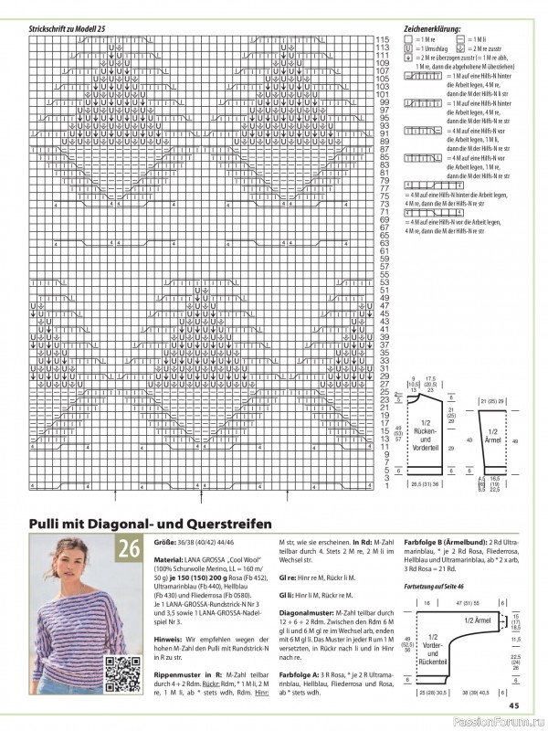 Вязаные модели в журнале &laquo;Sabrina №2 2026 Germany&raquo;