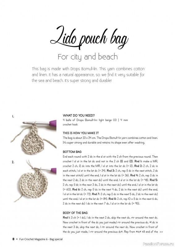 Вязаные проекты крючком в журнале «Fun Crochet Magazine №6 2022»