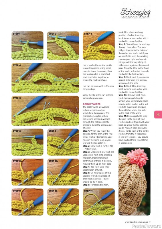 Вязаные проекты крючком в журнале «Inside Crochet №152 2022 »