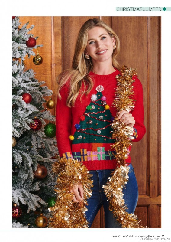 Вязаные проекты крючком в журнале «Simply Knitting - Your Knitted Christmas - 2025»