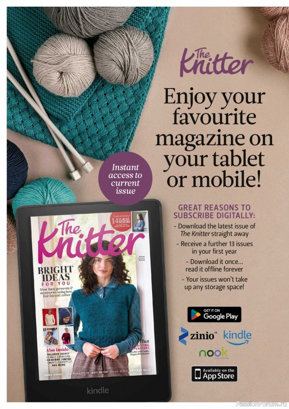 Вязаные проекты спицами в журнале &laquo;The Knitter №226 2026&raquo;