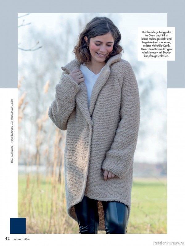 Коллекция проектов для рукодельниц в журнале «Anna Germany №1 2026»