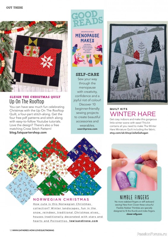 Коллекция проектов для рукодельниц в журнале «Love Patchwork & Quilting №155 2025»