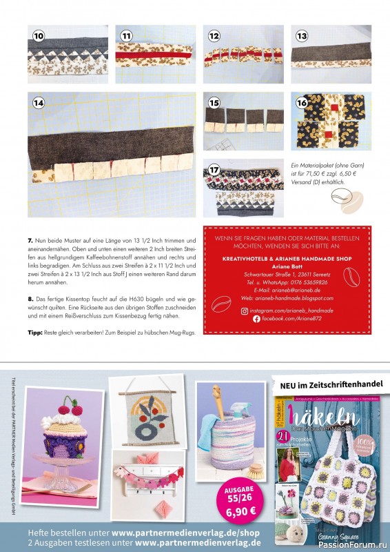 Коллекция проектов для рукодельниц в журнале &laquo;Patchwork & Nahen №3 2026&raquo;