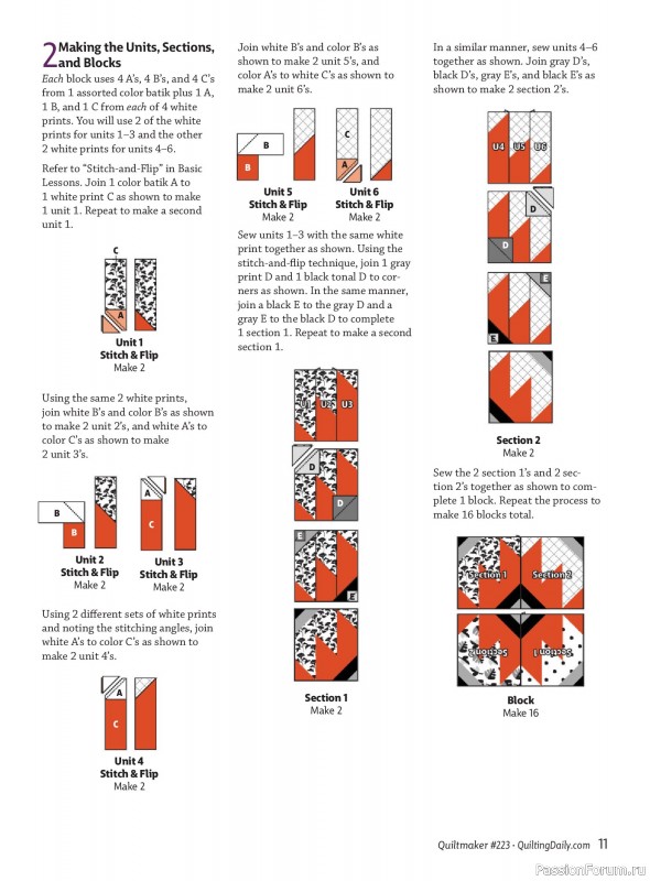 Коллекция проектов для рукодельниц в журнале «Quiltmaker - Winter 2026»