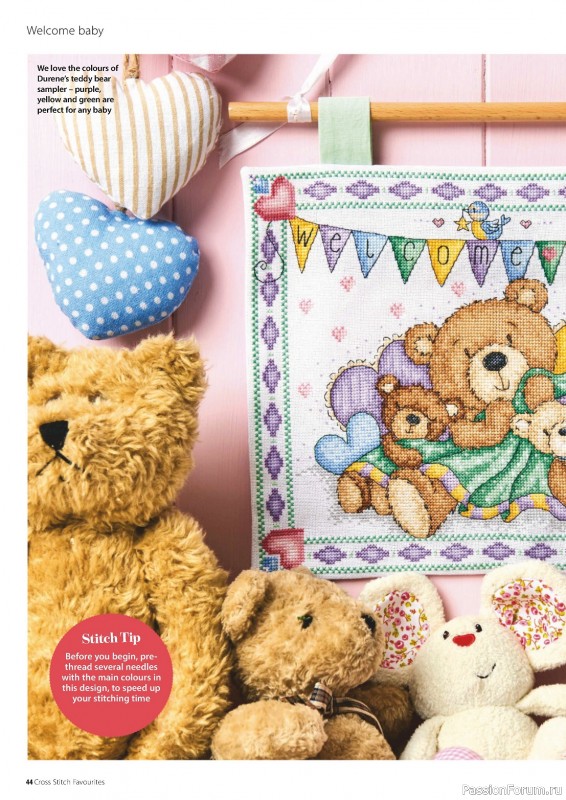 Коллекция вышивки в журнале «Cross Stitch Favourites - Celebrations 2024»