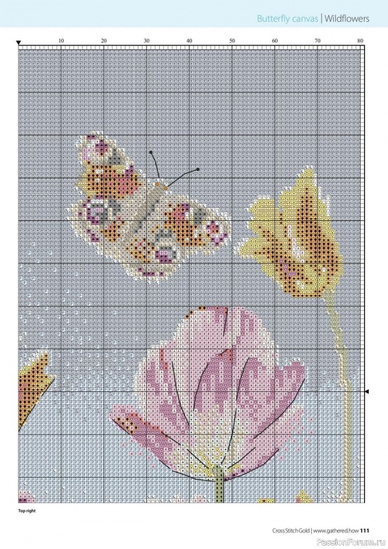 Коллекция вышивки в журнале «Cross Stitch Gold - Floral Collection 2023»